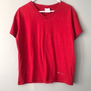 Vintage 90’s Champion Relaxed V-Neck Size Medium